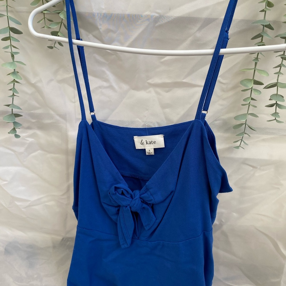 Blue knot crop top 🌿
